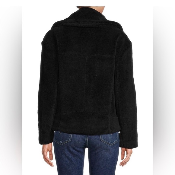 Rebecca MInkoff Brutus Faux Fur Moto Teddy Jacket NWT size Medium M NEW - Picture 3 of 8